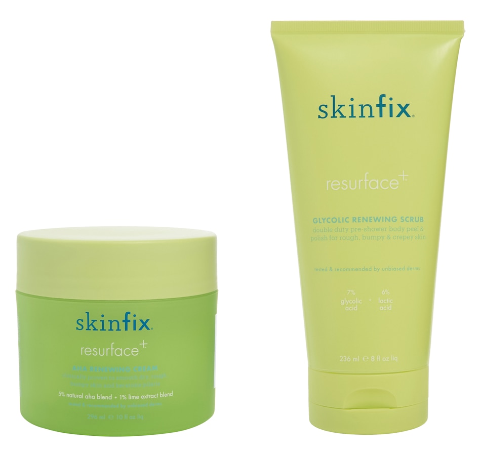 Image 448423.jpg, Product 448-423 / Price $104.00, SkinFix Resurface+ AHA Renewing Cream and Glycolic Renewing Scrub Duo from Skinfix on TSC.ca's Beauty department