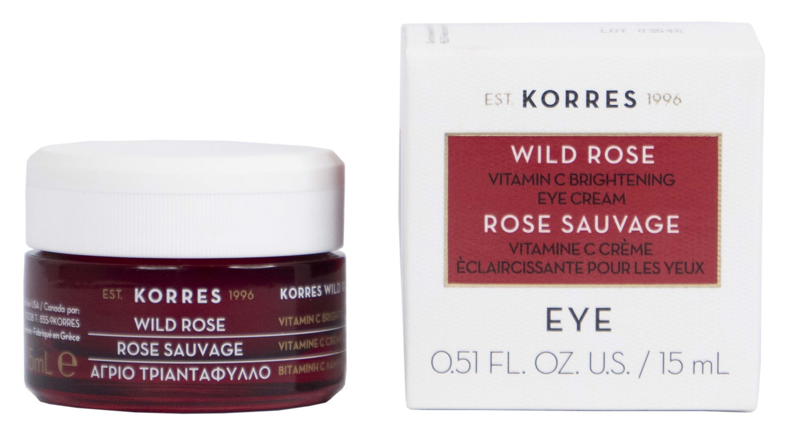 korres wild rose vitamin c eye cream