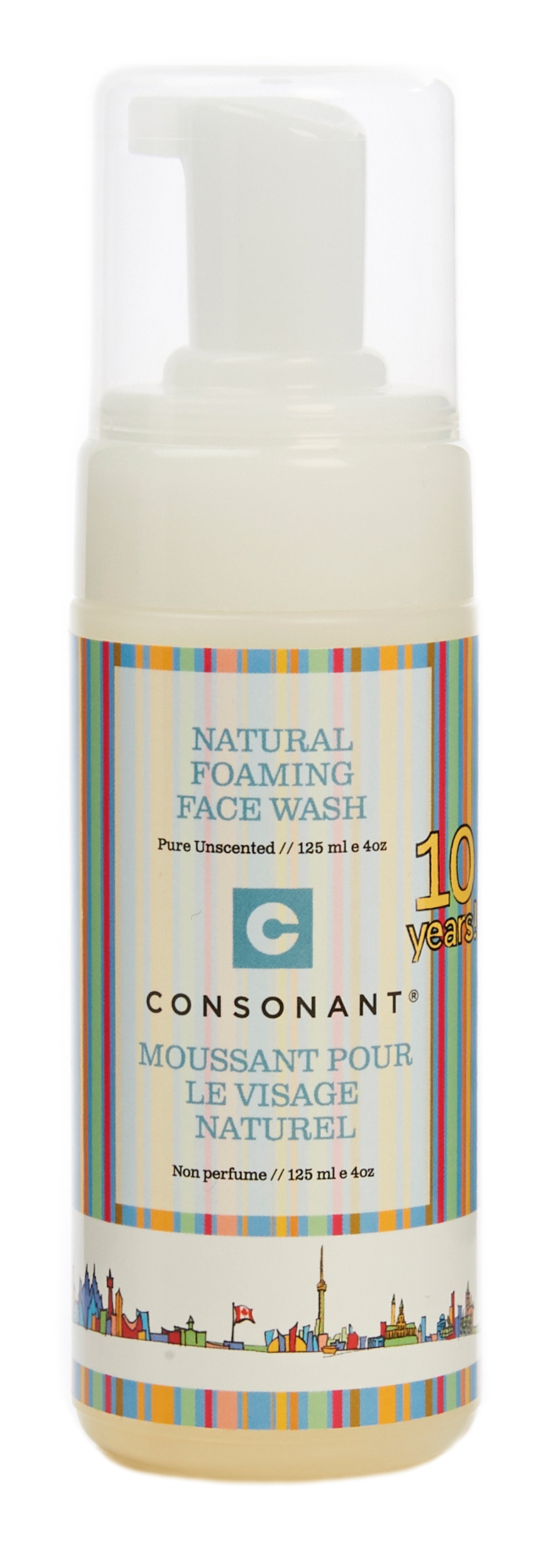 consonant natural foaming face wash