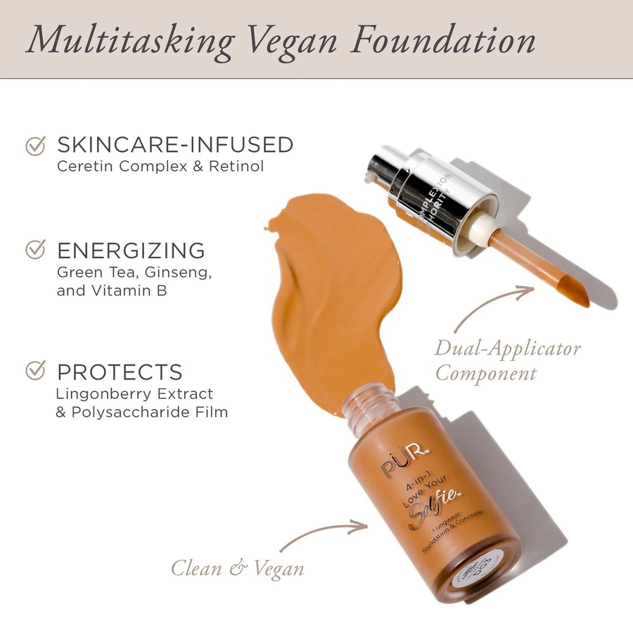 Image 448887_ALTMORE2.jpg, Product 448-887 / Price $86.00, PÜR Love Your Selfie Liquid Foundation with Brush from PUR on TSC.ca's Beauty department