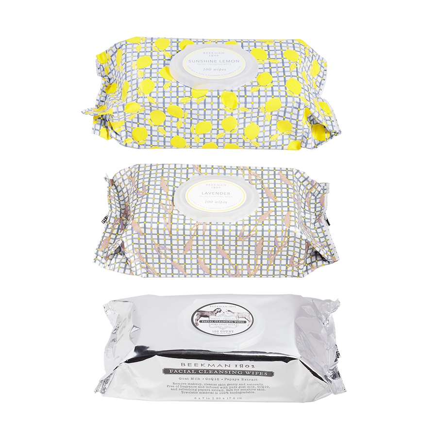 Image 449157_MIX.jpg, Product 449-157 / Price $80.00, Beekman 1802 Goat Milk Supersize Facial Cleansing Wipes Trio from Beekman 1802 on TSC.ca's Beauty department