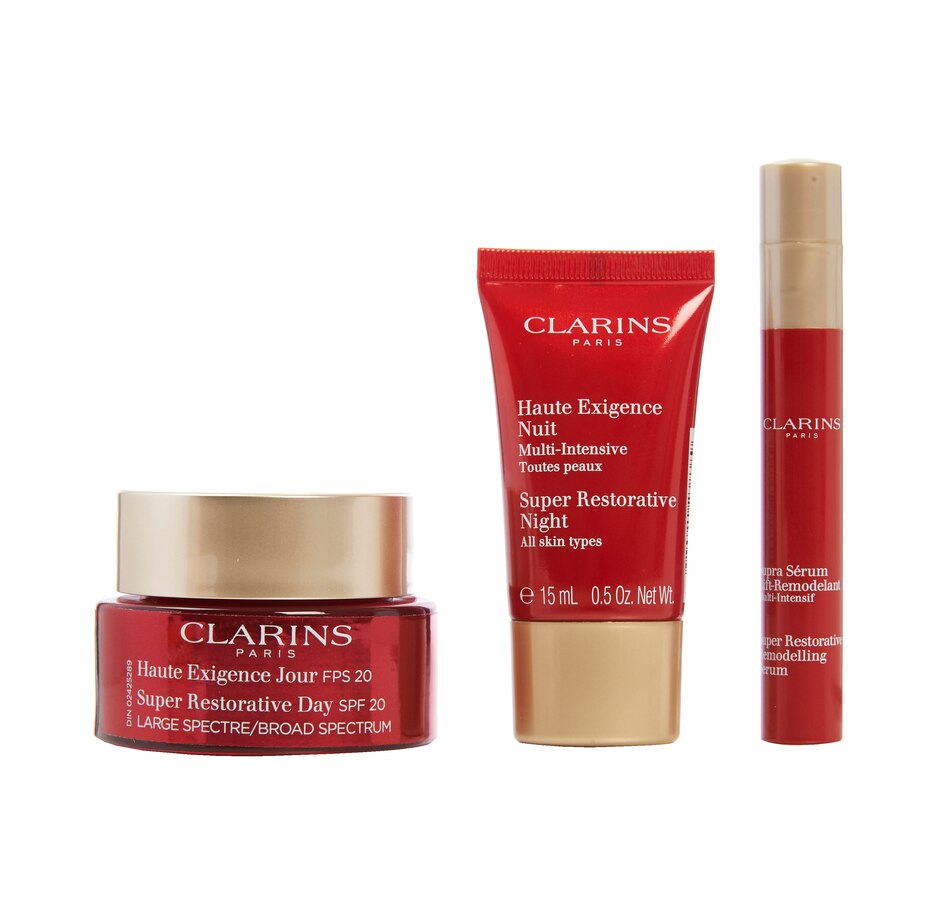 Image 449656.jpg, Product 449-656 / Price $212.00, Clarins Super Restorative Bundle SPF from CLARINS on TSC.ca's Beauty department