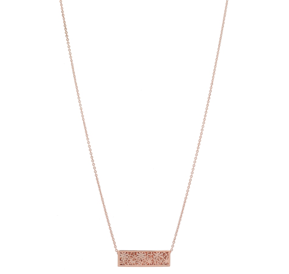 Image 450376_ALTMORE1.jpg, Product 450-376 / Price $199.33, Stefano Oro 14K Gold Ricami Bar Necklace from Stefano Oro on TSC.ca's Jewellery department