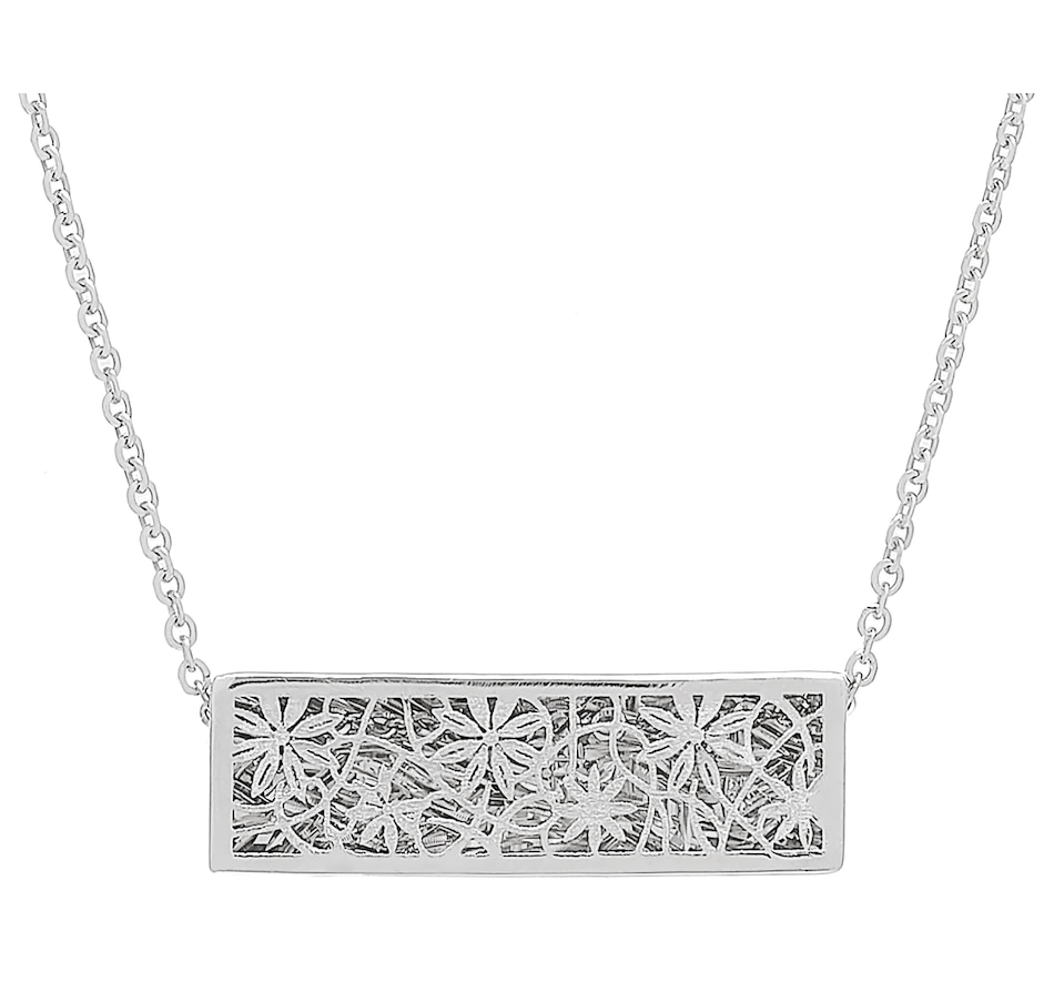 Image 450376_WGL.jpg, Product 450-376 / Price $199.33, Stefano Oro 14K Gold Ricami Bar Necklace from Stefano Oro on TSC.ca's Jewellery department