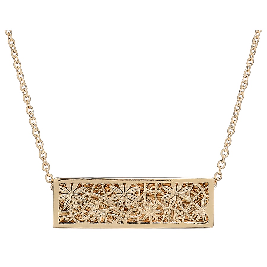Image 450376_YGL.jpg, Product 450-376 / Price $199.33, Stefano Oro 14K Gold Ricami Bar Necklace from Stefano Oro on TSC.ca's Jewellery department