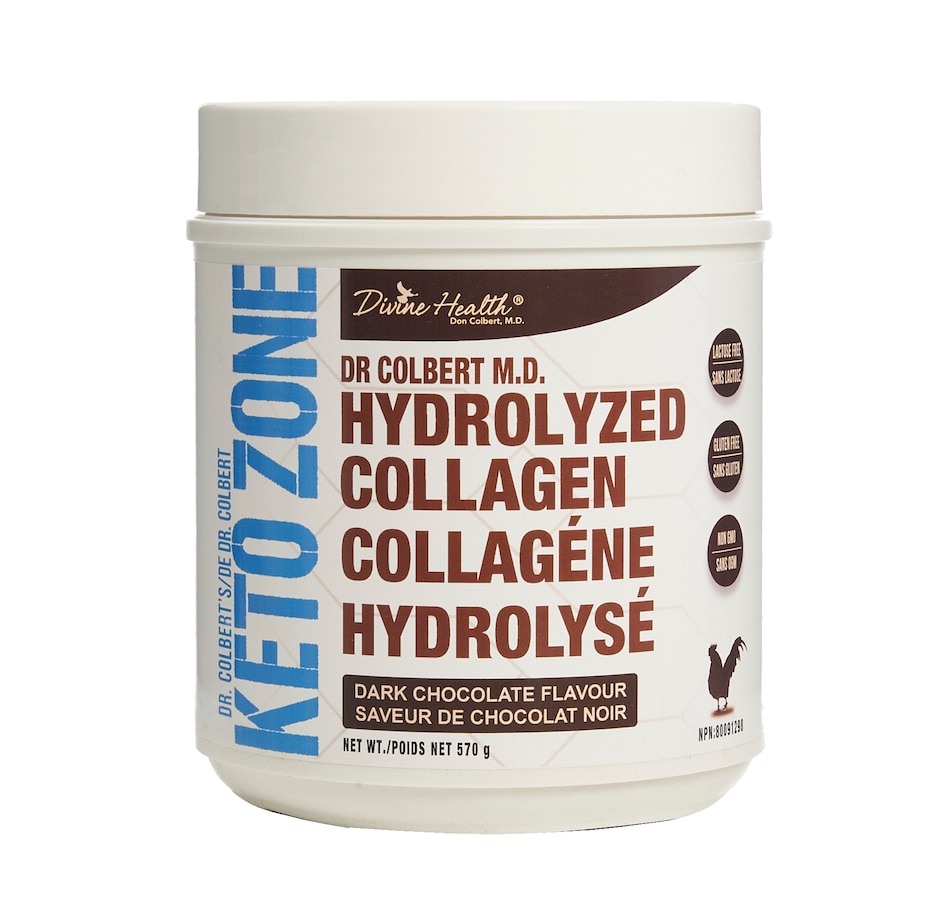 Image 450558_CHO.jpg, Product 450-558 / Price $47.88, Dr. Colbert Keto Zone Hydrolyzed Collagen 570g from Keto Zone - Dr. Colbert on TSC.ca's Health & Fitness department