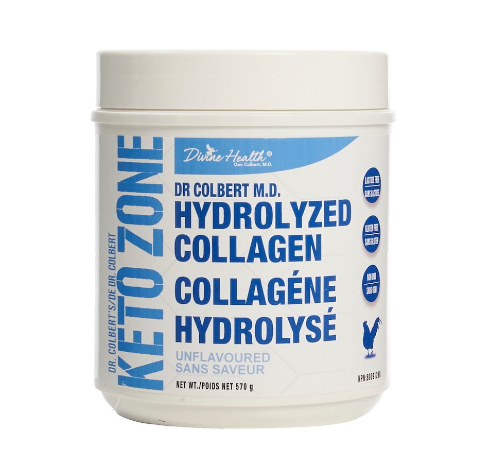 Image 450558_UNFLV.jpg, Product 450-558 / Price $47.88, Dr. Colbert Keto Zone Hydrolyzed Collagen 570g from Keto Zone - Dr. Colbert on TSC.ca's Health & Fitness department