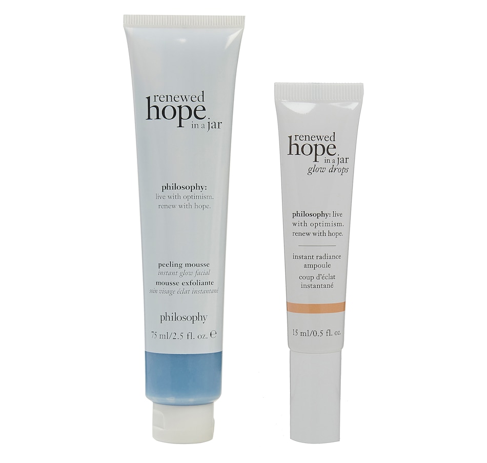 Image 450603.jpg, Product 450-603 / Price $86.00, philosophy renewed hope glow drops & peeling mousse from philosophy on TSC.ca's Beauty department