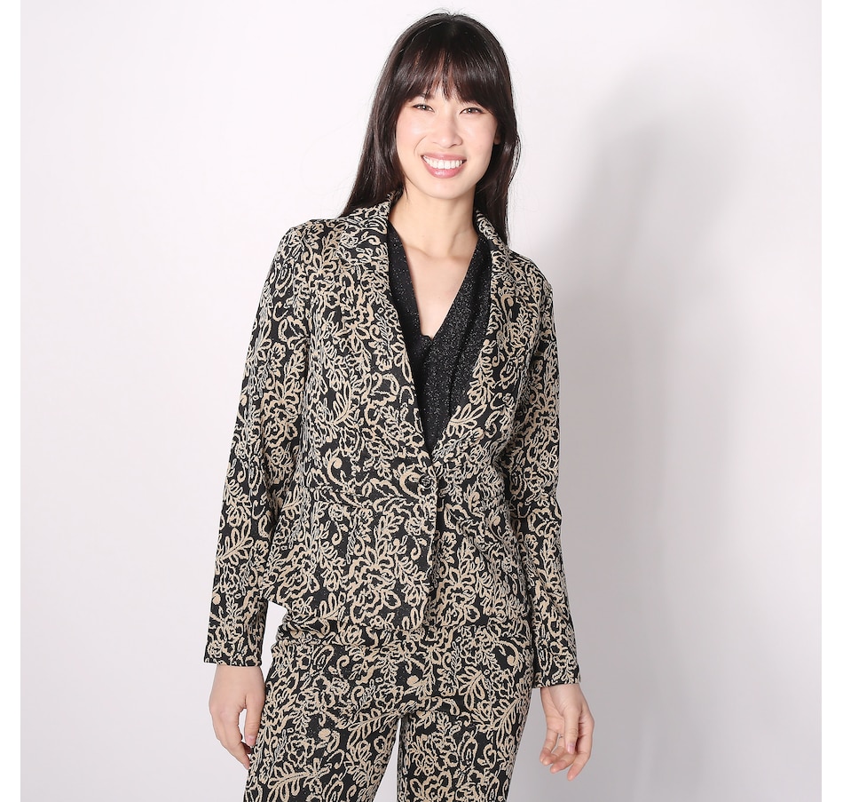 Image 451033_BGO.jpg, Product 451-033 / Price $29.33, Nina Leonard Cropped Blazer from Nina Leonard on TSC.ca's Fashion department
