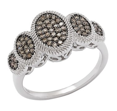 Buy silver diamond ring online