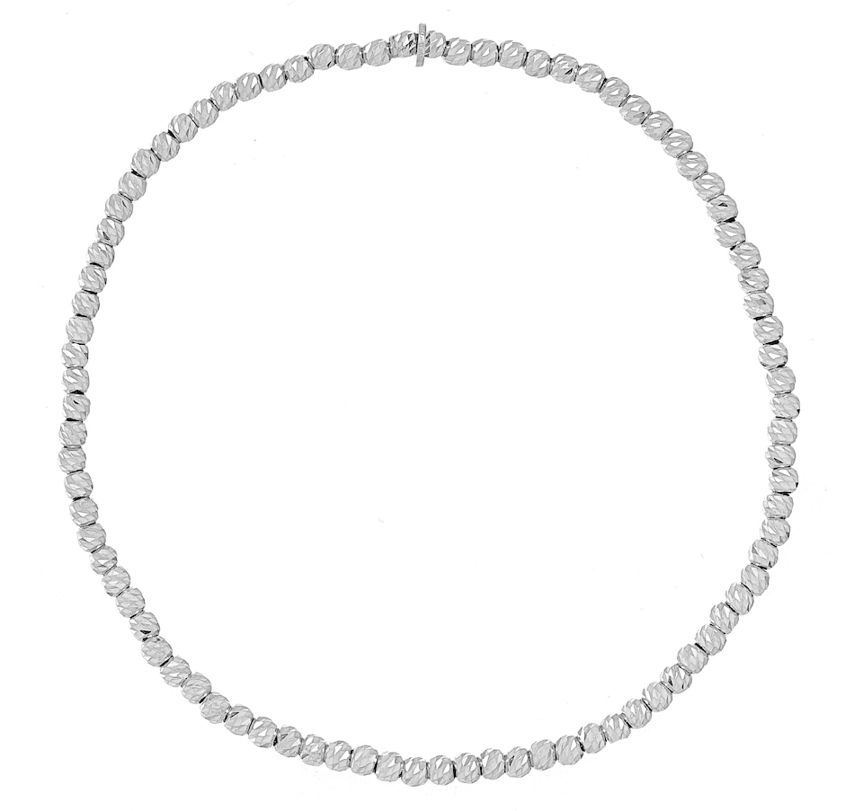Image 457251_RHP.jpg, Product 457-251 / Price $35.33, Silver Gallery Sterling Silver Diamond Cut Bead Slip on Bracelet from Silver Gallery on TSC.ca's Jewellery department