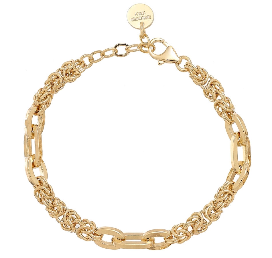 Jewellery Bracelets Bronzoro Bizantine And Link Station Bracelet With Extender Online 