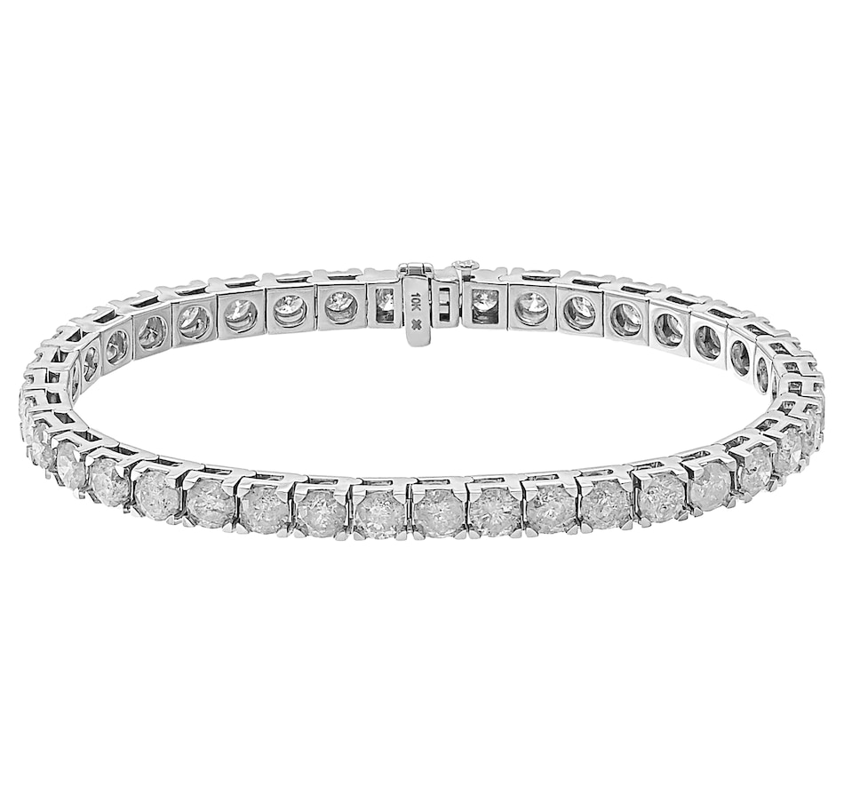 tsc.ca - 10K White Gold 15.00ctw Diamond Bracelet