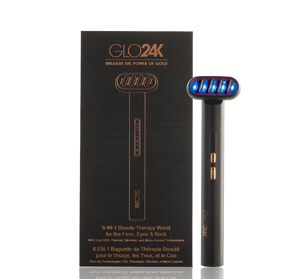 Image 465626.jpg, Product 465-626 / Price $179.99, Glo24K 6-in-1 Beauty Wand For The Face, Eyes, and Neck from GLO24k on TSC.ca's Beauty department