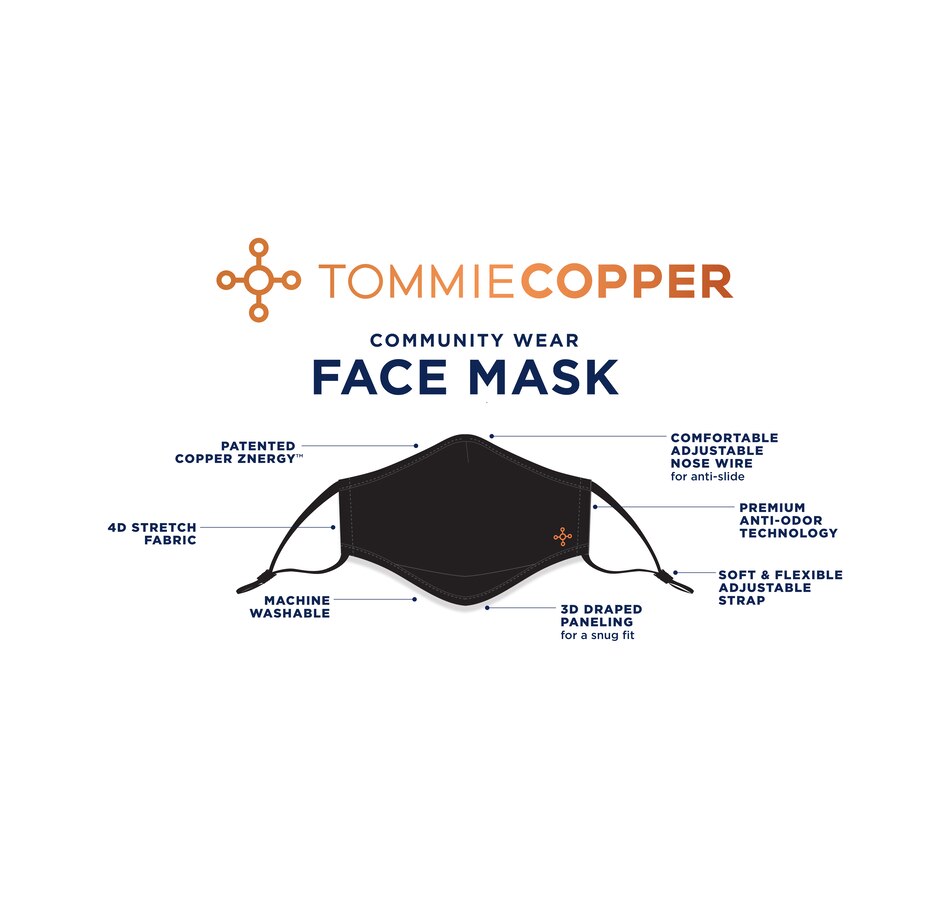 Health & Fitness - Personal Health Care - Face Masks & Coverings - Tommie  Copper Community Wear Face Mask - Online Shopping for Canadians