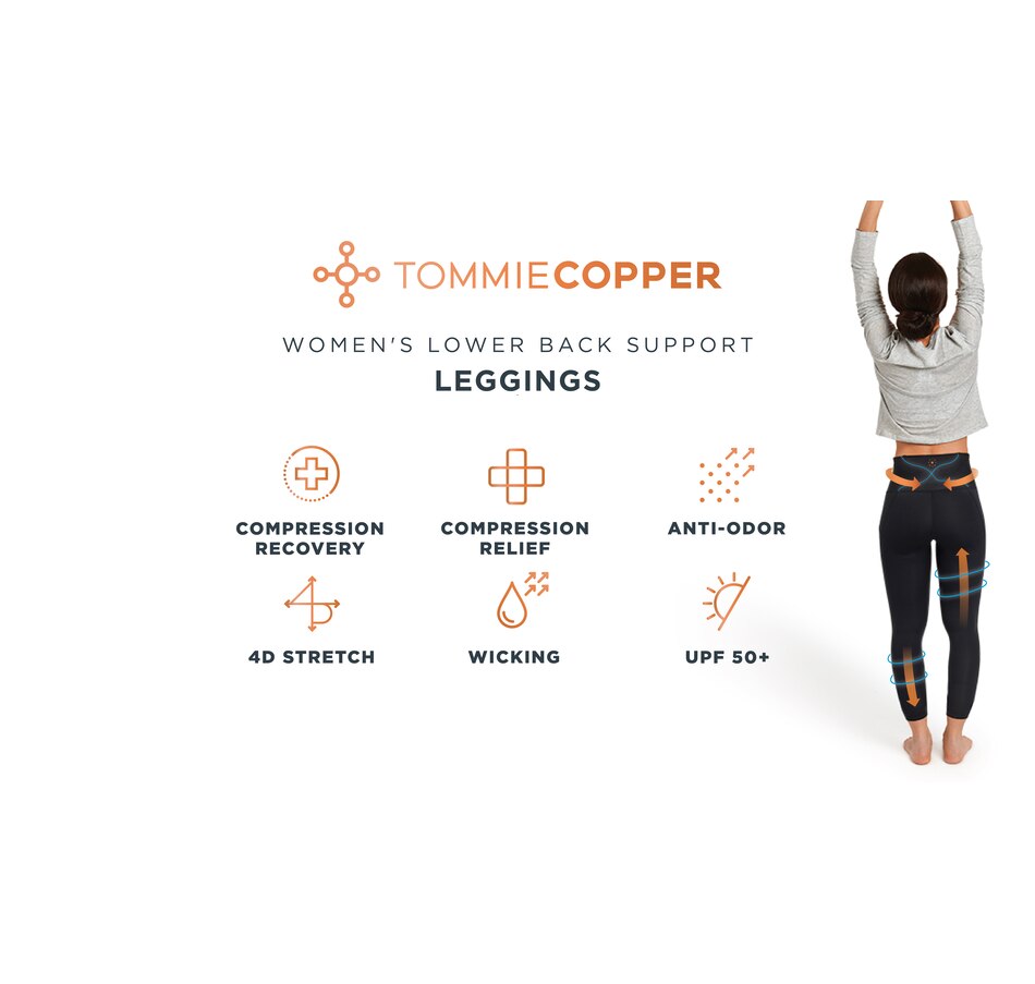 Health & Fitness - Personal Health Care - Pain Relief - Tommie Copper  Women's Pro-Grade Lower Back Support Leggings - Online Shopping for  Canadians