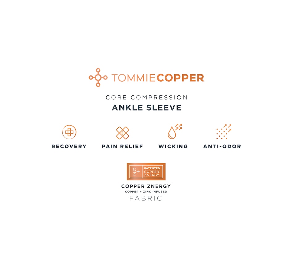 Tommie Copper Men's Core Ankle Sleeve