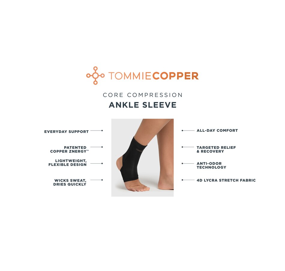 Image 475083_ALTMORE7.jpg, Product 475-083 / Price $46.99, Tommie Copper Men's Core Ankle Sleeve from Tommie Copper on TSC.ca's Health & Fitness department