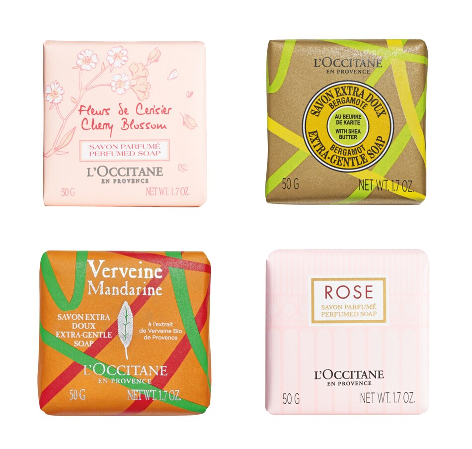 Image 475128.jpg, Product 475-128 / Price $28.00, L'Occitane Limited Edition Soap Quartet from L'Occitane on TSC.ca's Beauty department