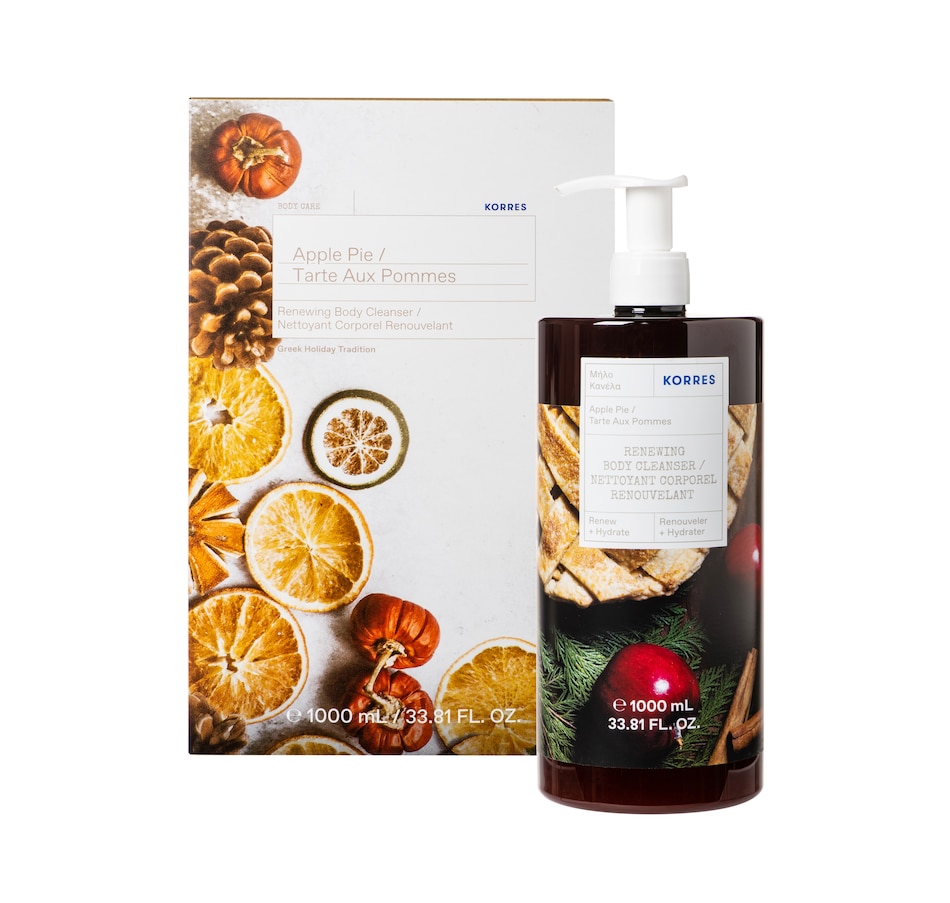 Image 475325_APPIE.jpg, Product 475-325 / Price $24.88, KORRES Greek Holiday Tradition Mega Size Renewing Body Cleanser with Gift Box from KORRES Natural Products on TSC.ca's Beauty department