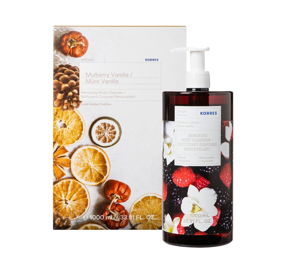 Image 475325_MBYVN.jpg, Product 475-325 / Price $24.88, KORRES Greek Holiday Tradition Mega Size Renewing Body Cleanser with Gift Box from KORRES Natural Products on TSC.ca's Beauty department
