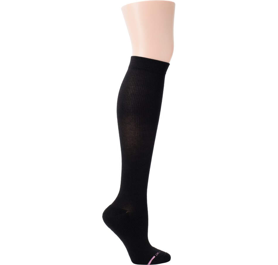 Image 475448_BLK.jpg, Product 475-448 / Price $20.99, Dr. Motion Womens Solid Cotton/Acrylic Compression Sock from Dr. Motion on TSC.ca's Health & Fitness department