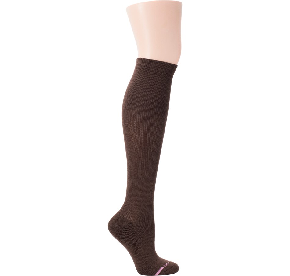 Image 475448_BRN.jpg, Product 475-448 / Price $20.99, Dr. Motion Womens Solid Cotton/Acrylic Compression Sock from Dr. Motion on TSC.ca's Health & Fitness department