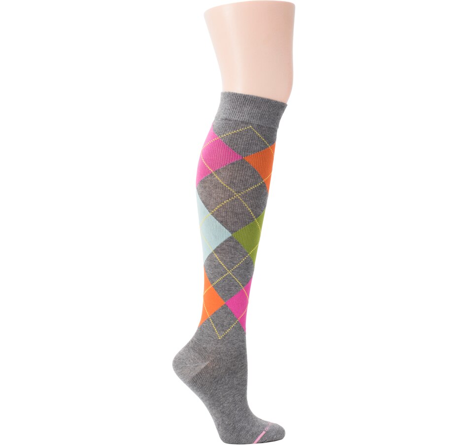 Image 475454_GRY.jpg, Product 475-454 / Price $20.99, Dr. Motion Womens Argyle Compression Sock from Dr. Motion on TSC.ca's Fashion department
