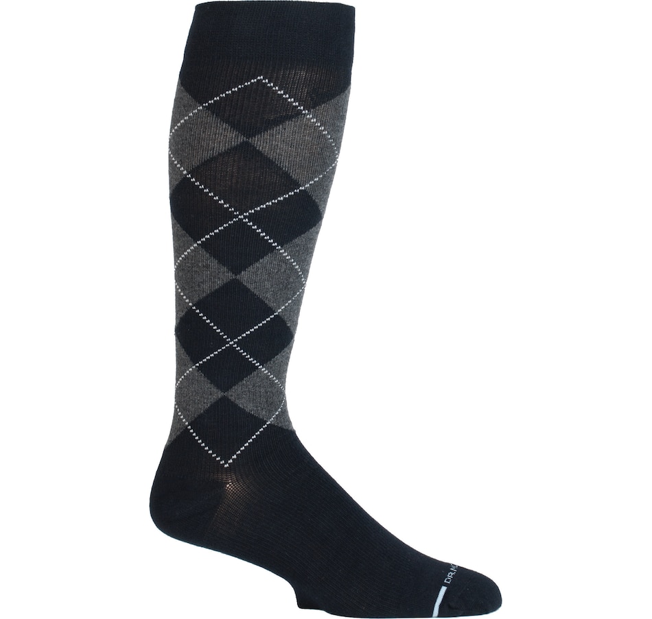 Image 475460_BLK.jpg, Product 475-460 / Price $20.99, Dr. Motion Mens Argyle Compression Sock from Dr. Motion on TSC.ca's Fashion department