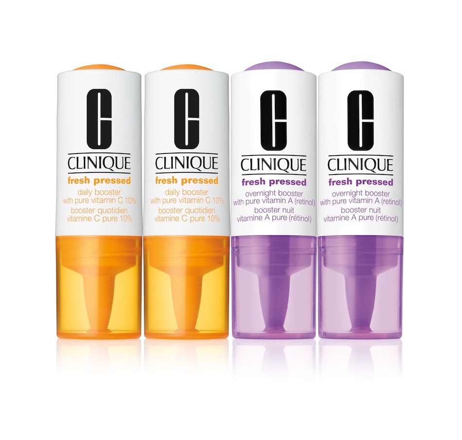 Image 475842.jpg, Product 475-842 / Price $105.00, Clinique Fresh Pressed Clinical Daily + Overnight Boosters with Pure Vitamins C 10% + A (Retinol) 2+2 System. from Clinique on TSC.ca's Beauty department