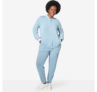 Cuddl Duds Lightweight Comfort Bomber Cardigan
