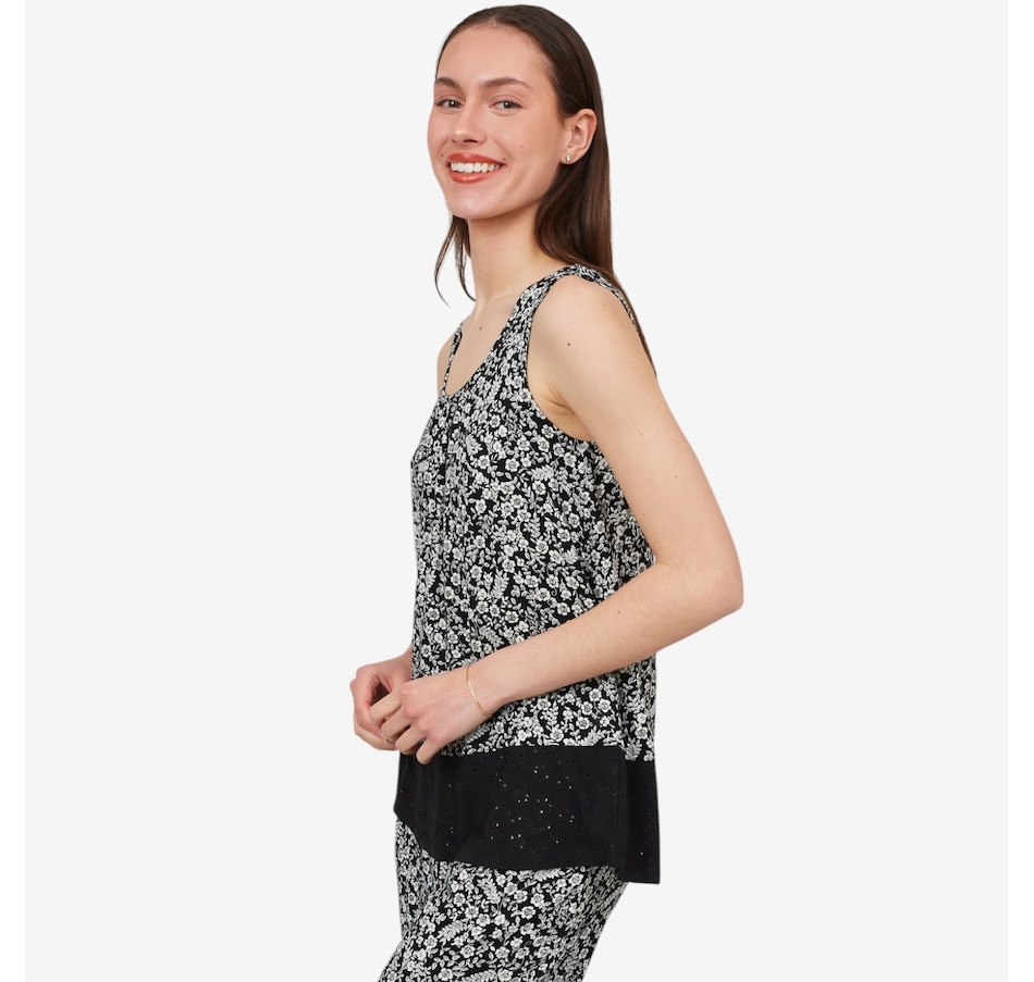 Image 475995_ALTMORE2.jpg, Product 475-995 / Price $10.33, Cuddl Duds Soft Stretch Flounce Hem Tank from Cuddl Duds on TSC.ca's Fashion department