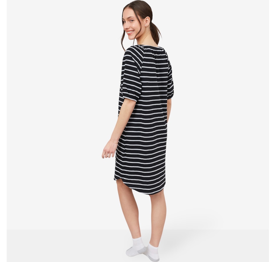 Image 476000_ALTMORE1.jpg, Product 476-000 / Price $24.88, Cuddl Duds Jacquard Knit Lounge Dress from Cuddl Duds on TSC.ca's Fashion department