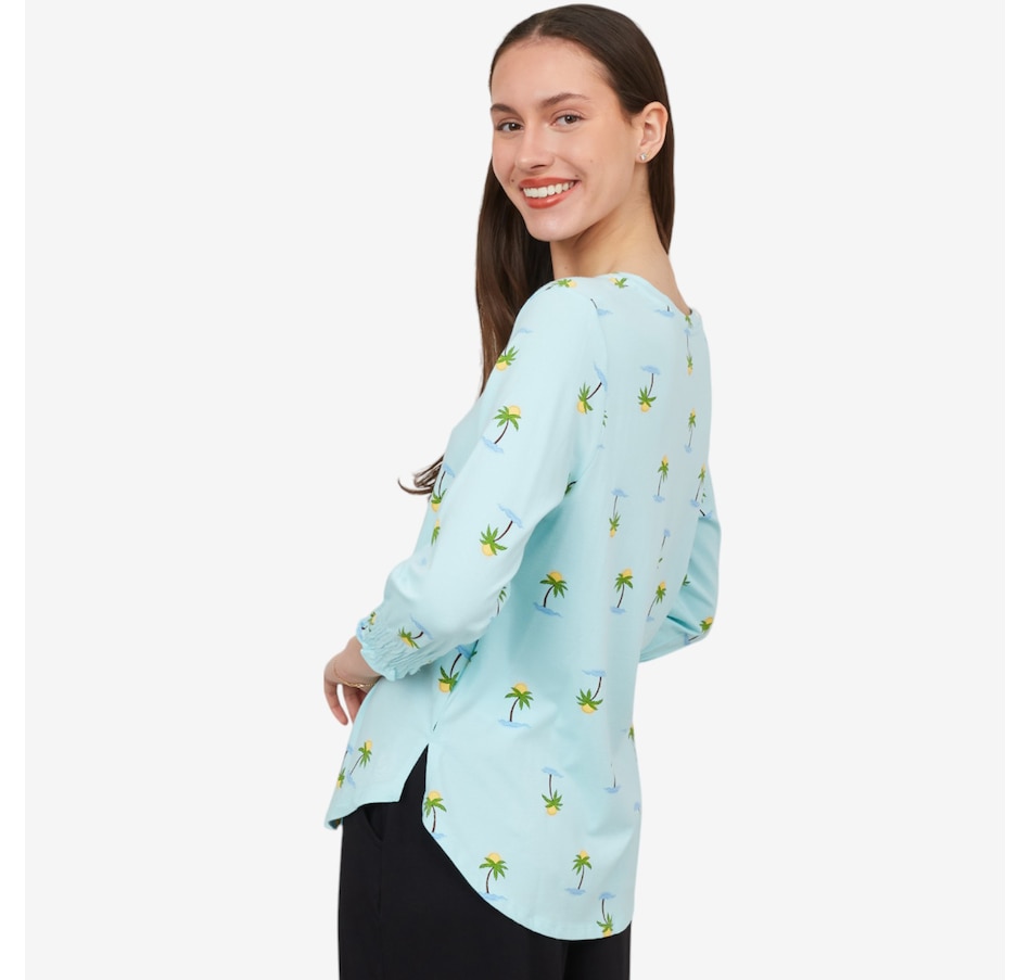 Image 476001_ALTMORE1.jpg, Product 476-001 / Price $14.33, Cuddl Duds Cottonwear+ Dose Of Sunshine Tee from Cuddl Duds on TSC.ca's Fashion department