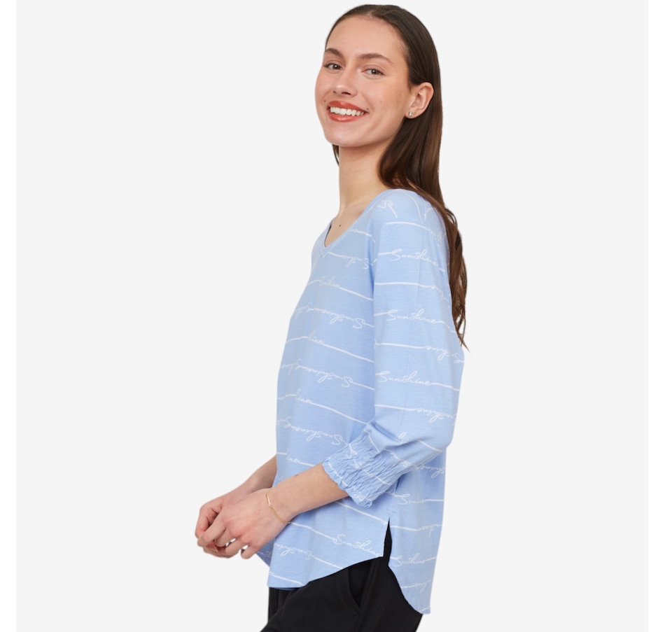 Image 476001_ALTMORE3.jpg, Product 476-001 / Price $14.33, Cuddl Duds Cottonwear+ Dose Of Sunshine Tee from Cuddl Duds on TSC.ca's Fashion department