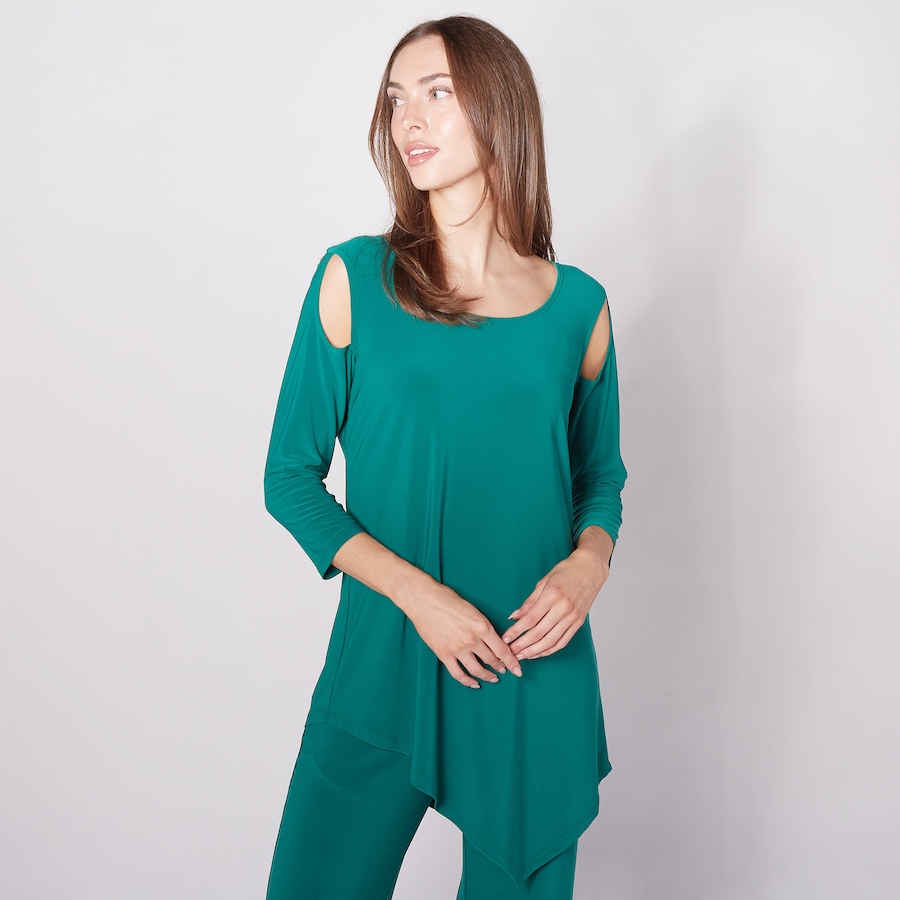 Image 476017_PGR.jpg, Product 476-017 / Price $24.33, Marallis Cut-Out Sleeve Detail Long Top from Marallis on TSC.ca's Fashion department