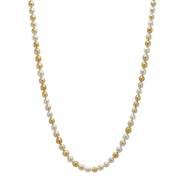 Imperial Pearls 14K Gold 8-10 mm Pearl Necklace