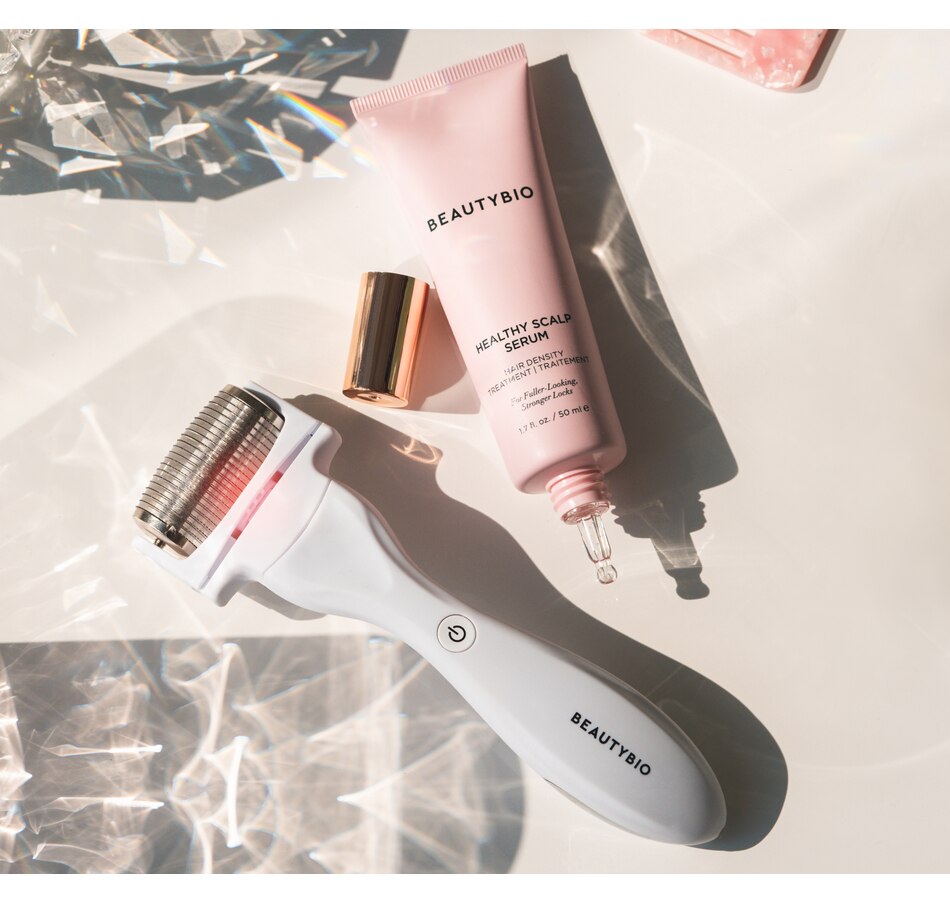 Image 476630_ALTMORE6.jpg, Product 476-630 / Price $125.00, BeautyBio GloPRO Scalp Attachment in White + Scalp Serum - 90-Day Auto Delivery from BEAUTYBIO on TSC.ca's Beauty department