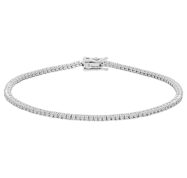 Inspire Diamonds 14K White Gold Diamond Tennis Bracelet