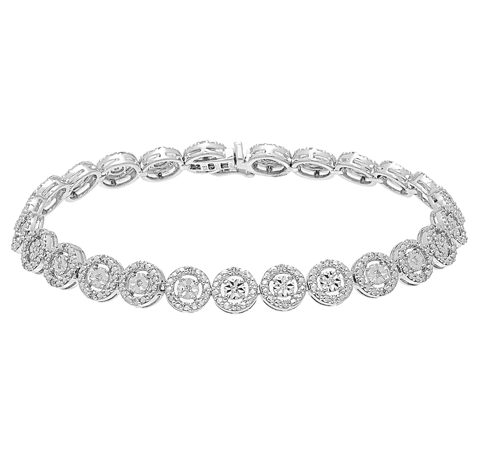 tsc.ca - Sterling Silver Diamond Bracelet