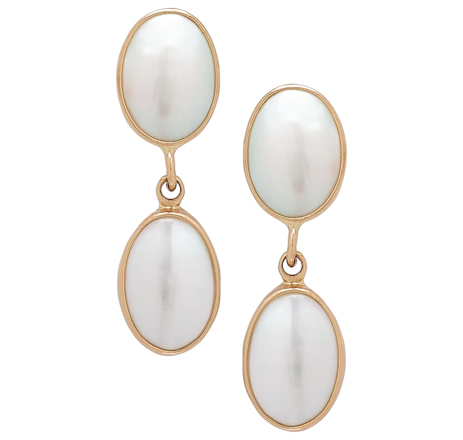 tsc.ca - Alchemia by Charles Albert Mabe Blister Pearl Earrings