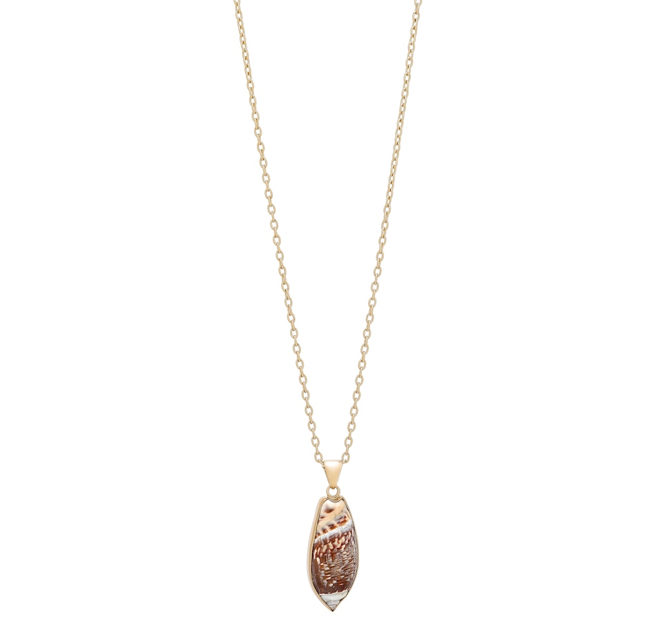 Image 476977_ALTMORE1.jpg, Product 476-977 / Price $33.33, Alchemía by Charles Albert Olive Shell Pendant with Chain from Alchemia by Charles Albert on TSC.ca's Jewellery department
