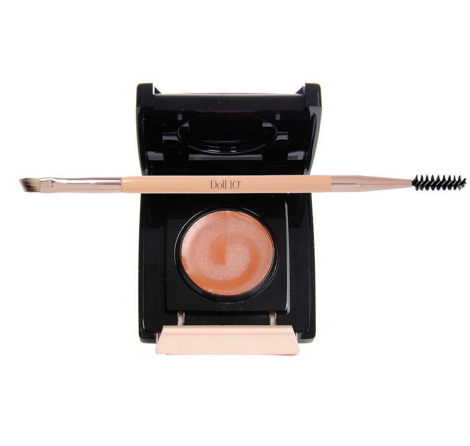 Image 478429_AUB.jpg, Product 478-429 / Price $27.88, Doll 10 Brow Lights Pomade with Double Ended Brow Brush from Doll 10 on TSC.ca's Makeup Brushes & Applicators department
