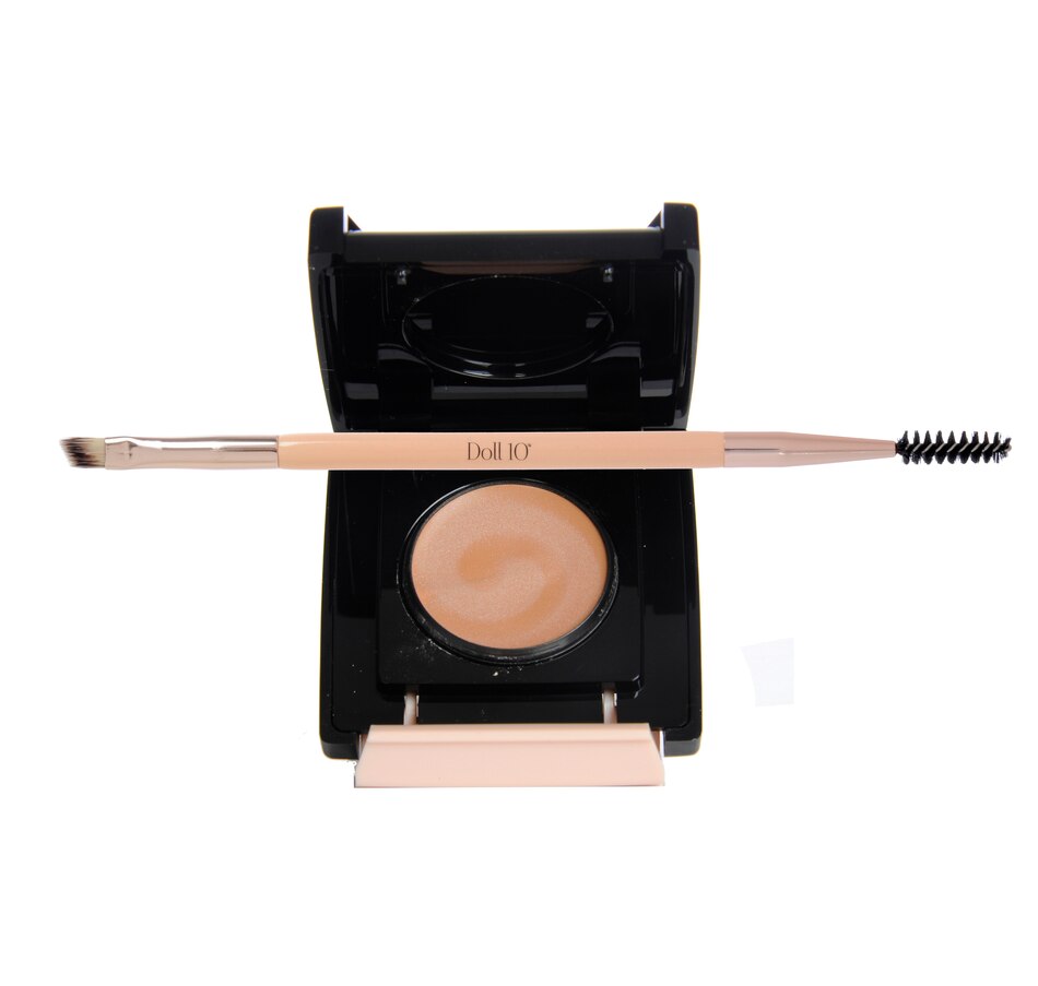 Image 478429_BLN.jpg, Product 478-429 / Price $27.88, Doll 10 Brow Lights Pomade with Double Ended Brow Brush from Doll 10 on TSC.ca's Makeup Brushes & Applicators department