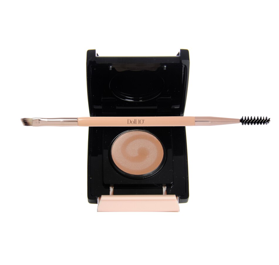 Image 478429_UNIV.jpg, Product 478-429 / Price $27.88, Doll 10 Brow Lights Pomade with Double Ended Brow Brush from Doll 10 on TSC.ca's Makeup Brushes & Applicators department
