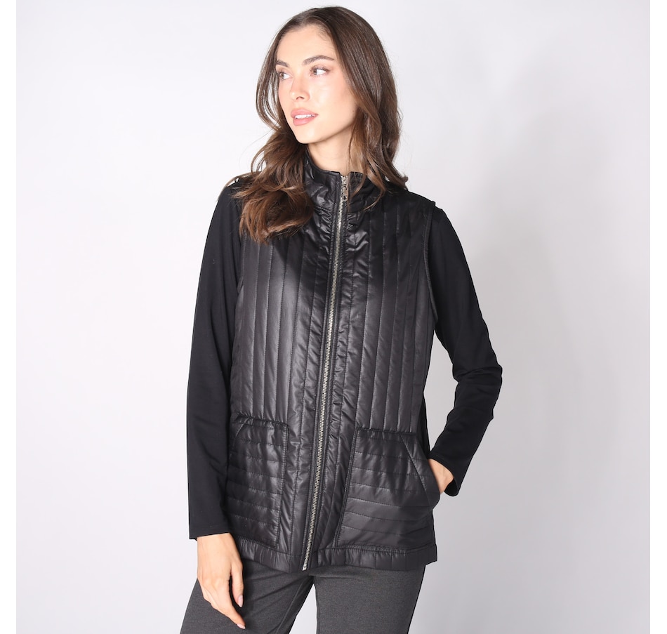 Image 480972_BLK.jpg, Product 480-972 / Price $34.33, Mr. Max Zip Front Quilt Puffer Vest from Mr. Max on TSC.ca's Fashion department