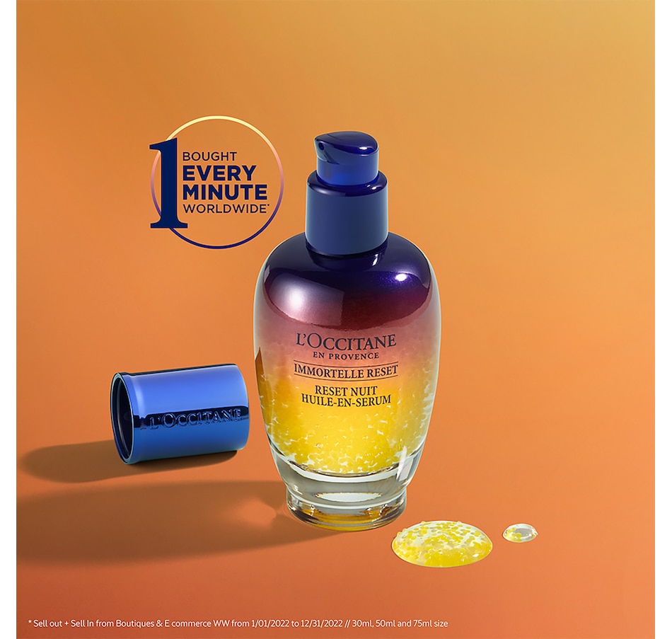 Image 481485_ALTMORE1.jpg, Product 481-485 / Price $92.00, L'Occitane Immortelle Overnight Reset Oil-in-Serum on TSC.ca's Beauty department