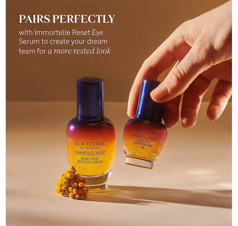 Image 481485_ALTMORE5.jpg, Product 481-485 / Price $92.00, L'Occitane Immortelle Overnight Reset Oil-in-Serum on TSC.ca's Beauty department