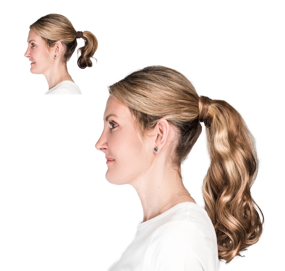 Image 482112_ALTMORE4.jpg, Product 482-112 / Price $120.00, Locks & Mane 14" Clip-In Ponytail from Locks & Mane Hair Care on TSC.ca's Beauty department