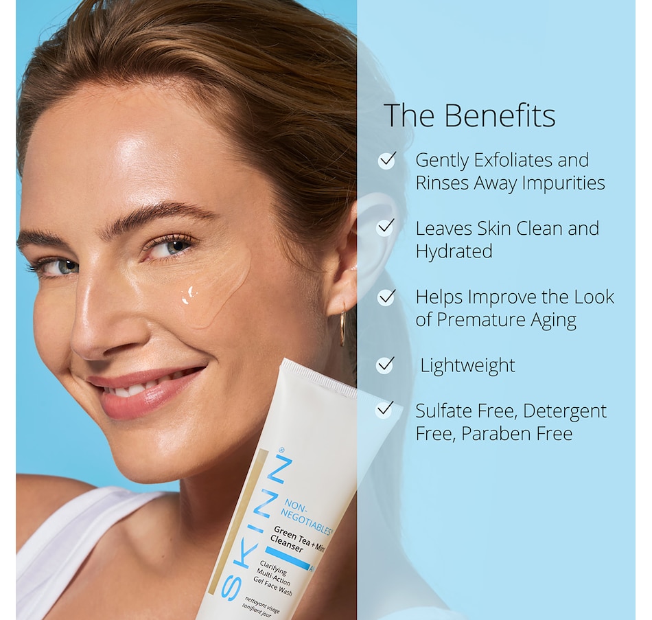 Image 482248_ALTMORE1.jpg, Product 482-248 / Price $25.50, SKINN Non-Negotiables Green Tea + Mint Cleanser AM from SKINN on TSC.ca's Beauty department